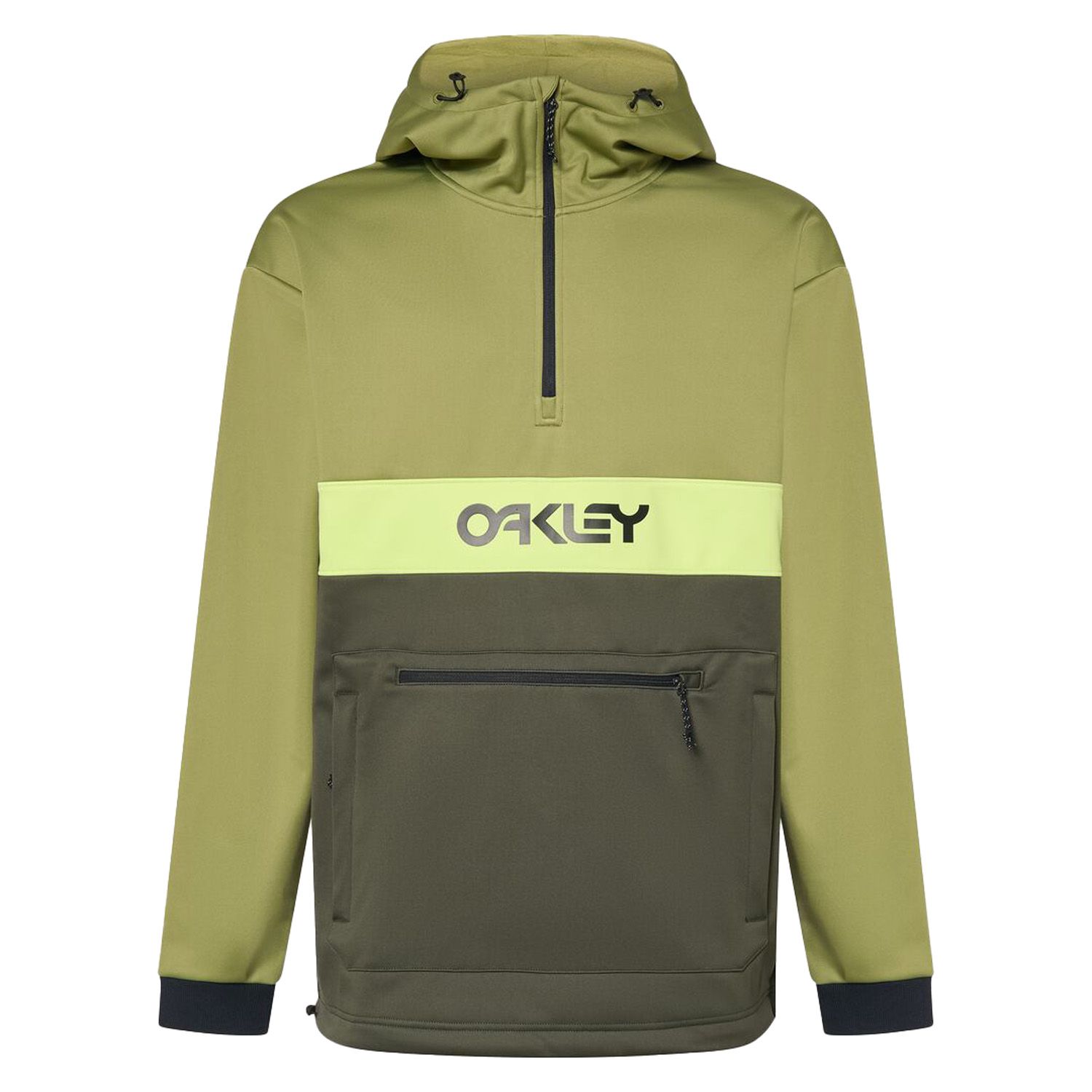 Oakley Men's Tnp Nose Grab Softshell Hoodie New Dark Brush/fern