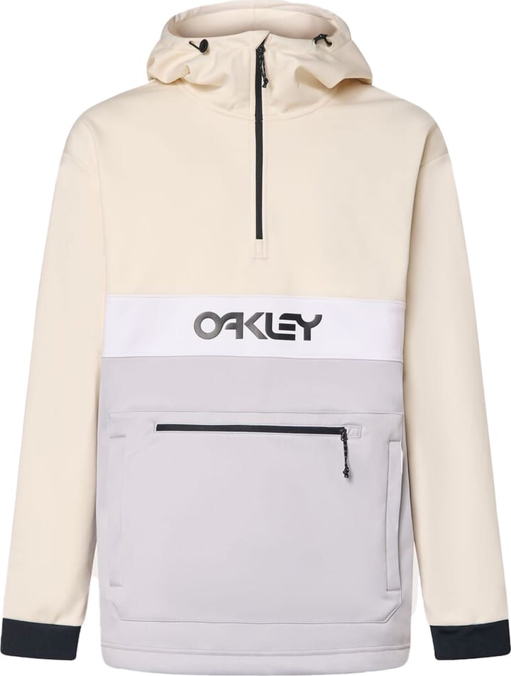 Oakley Men's Tnp Nose Grab Softshell Hoodie Lunar Rock/arctic White Oakley