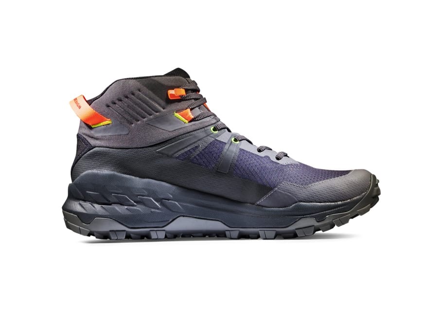 Mammut Men's Sertig II Mid Gore-Tex Dark Titanium-Vibrant Orange