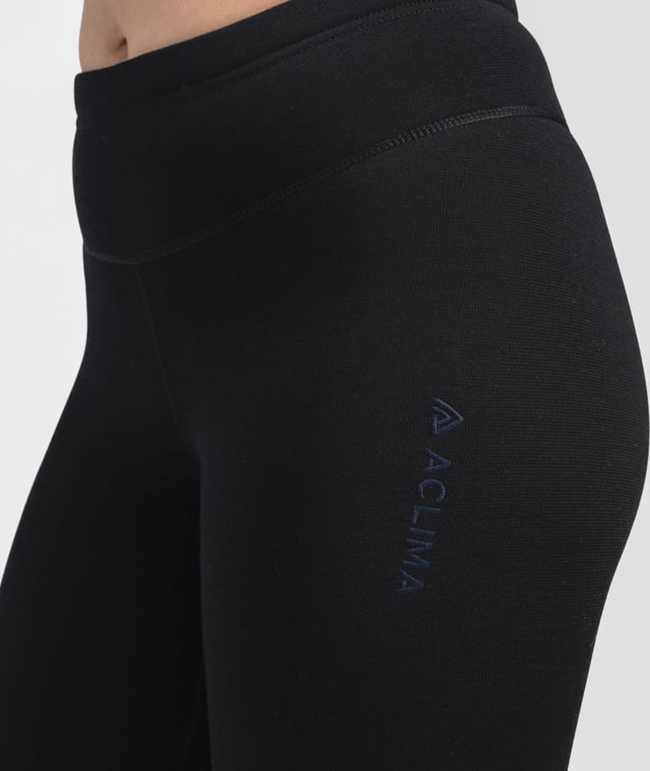 Aclima Womens's Fleecewool V2 Longs Jet Black Aclima