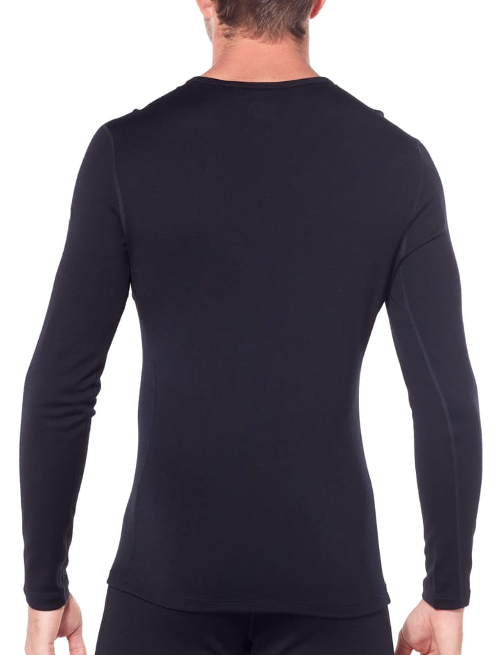 Icebreaker Mens 260 Tech LS Crewe Black Icebreaker