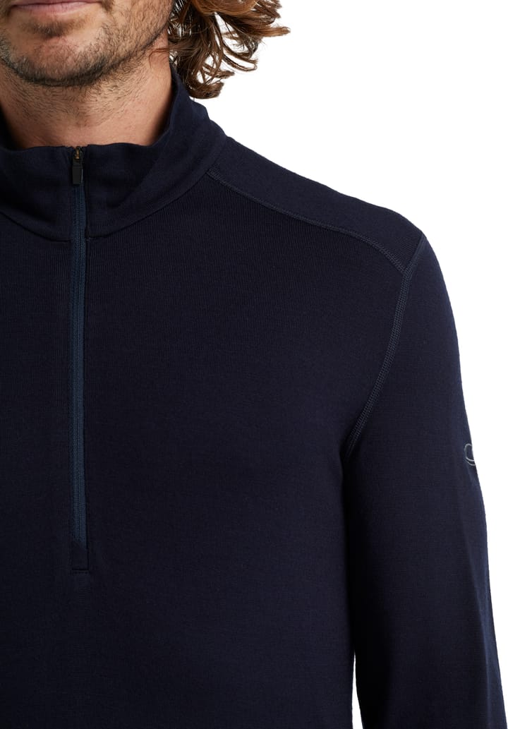 Icebreaker Men's 260 Tech Longsleeve Half Zip Midnight Navy Icebreaker