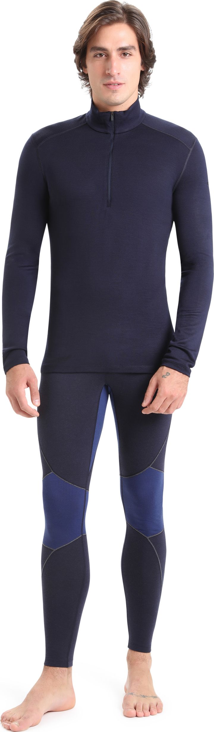 Icebreaker Men's 260 Tech Longsleeve Half Zip Midnight Navy Icebreaker