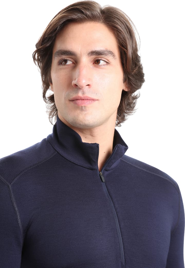 Icebreaker Men's 260 Tech Longsleeve Half Zip Midnight Navy Icebreaker