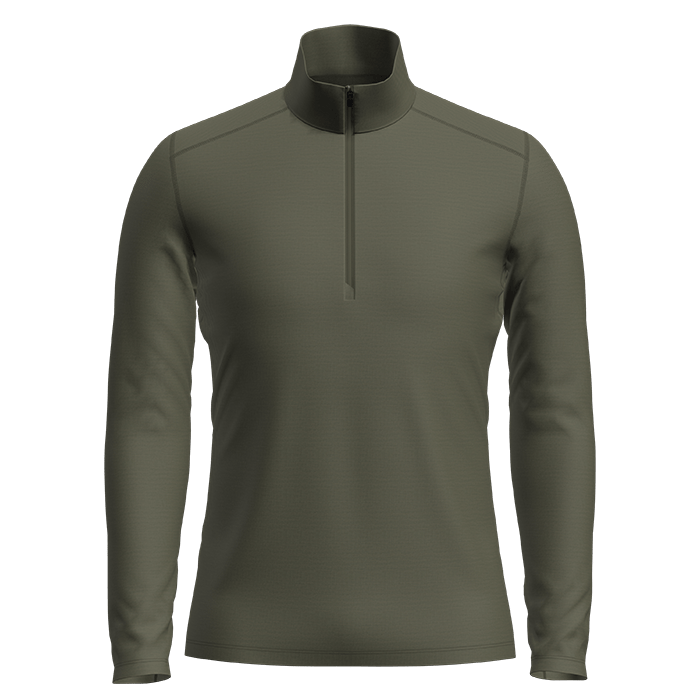 Icebreaker Men's 200 Oasis Longsleeve Half Zip Loden