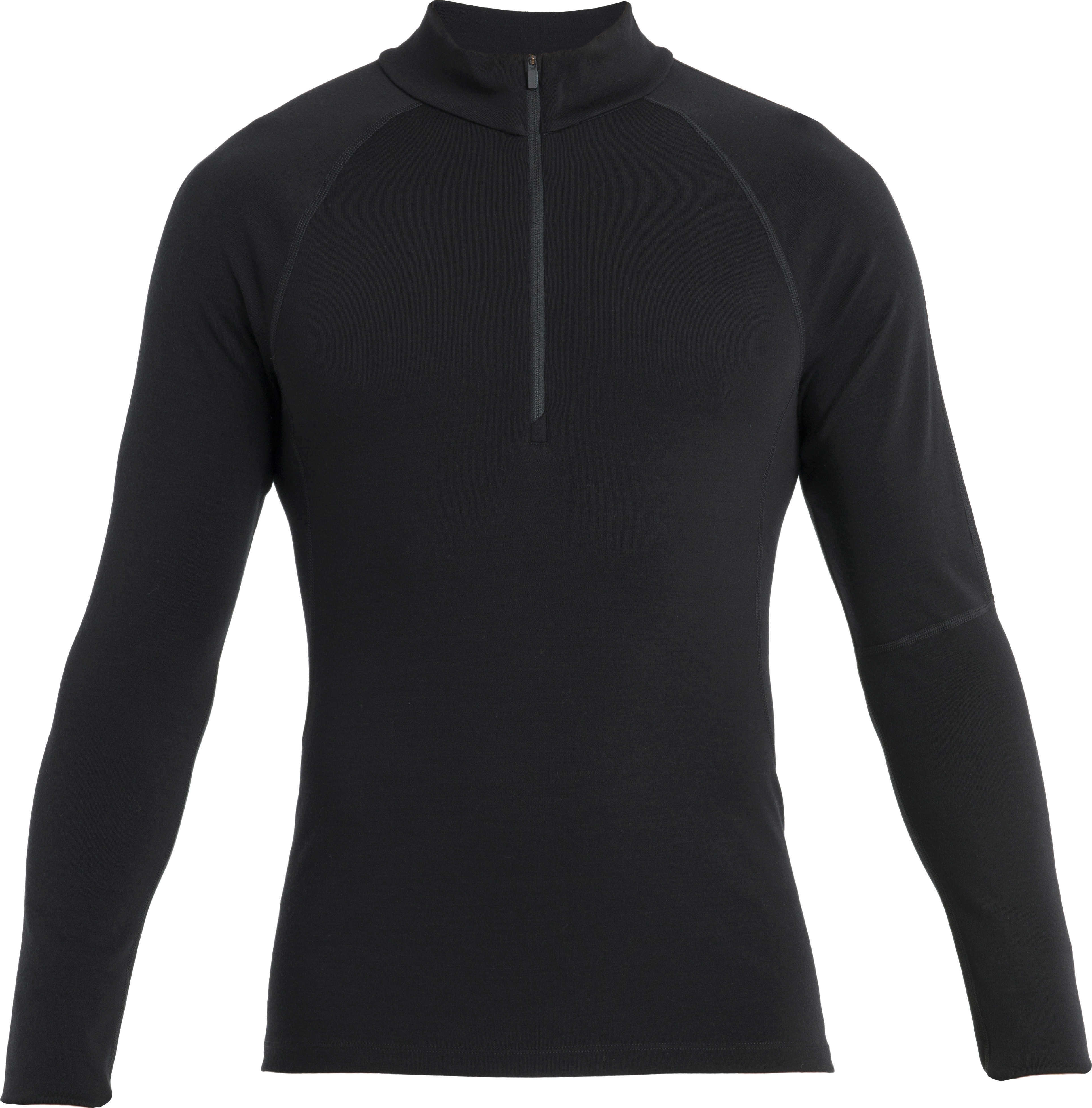 Icebreaker Men’s Merino 300 MerinoFine™ Polar Longsleeve Half Zip Black