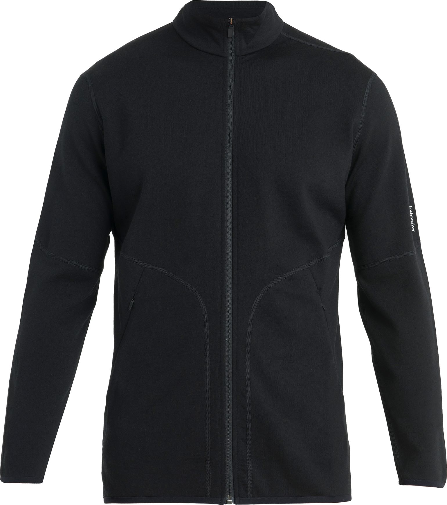 Icebreaker Men's Merino 560 Realfleece Elemental II Longsleeve Zip Black