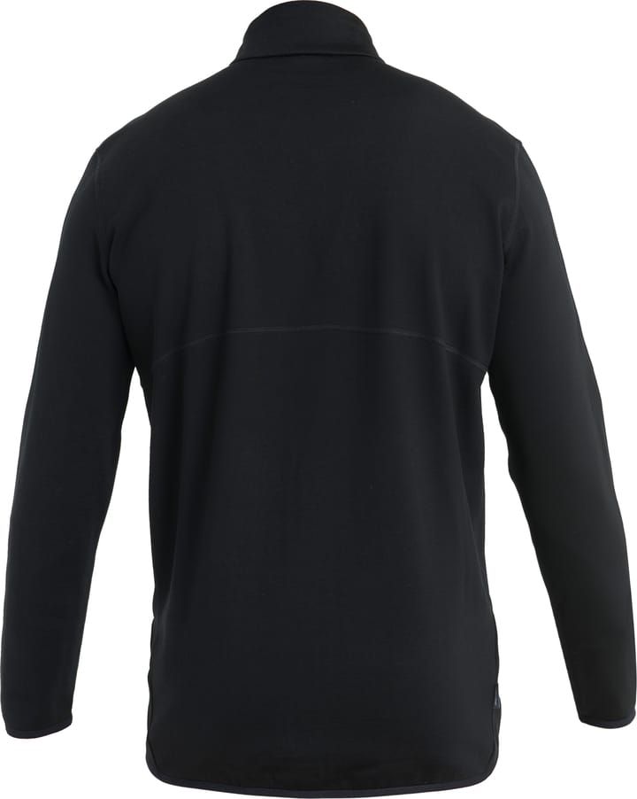 Icebreaker Men's Merino 560 Realfleece Elemental II Longsleeve Zip Black Icebreaker