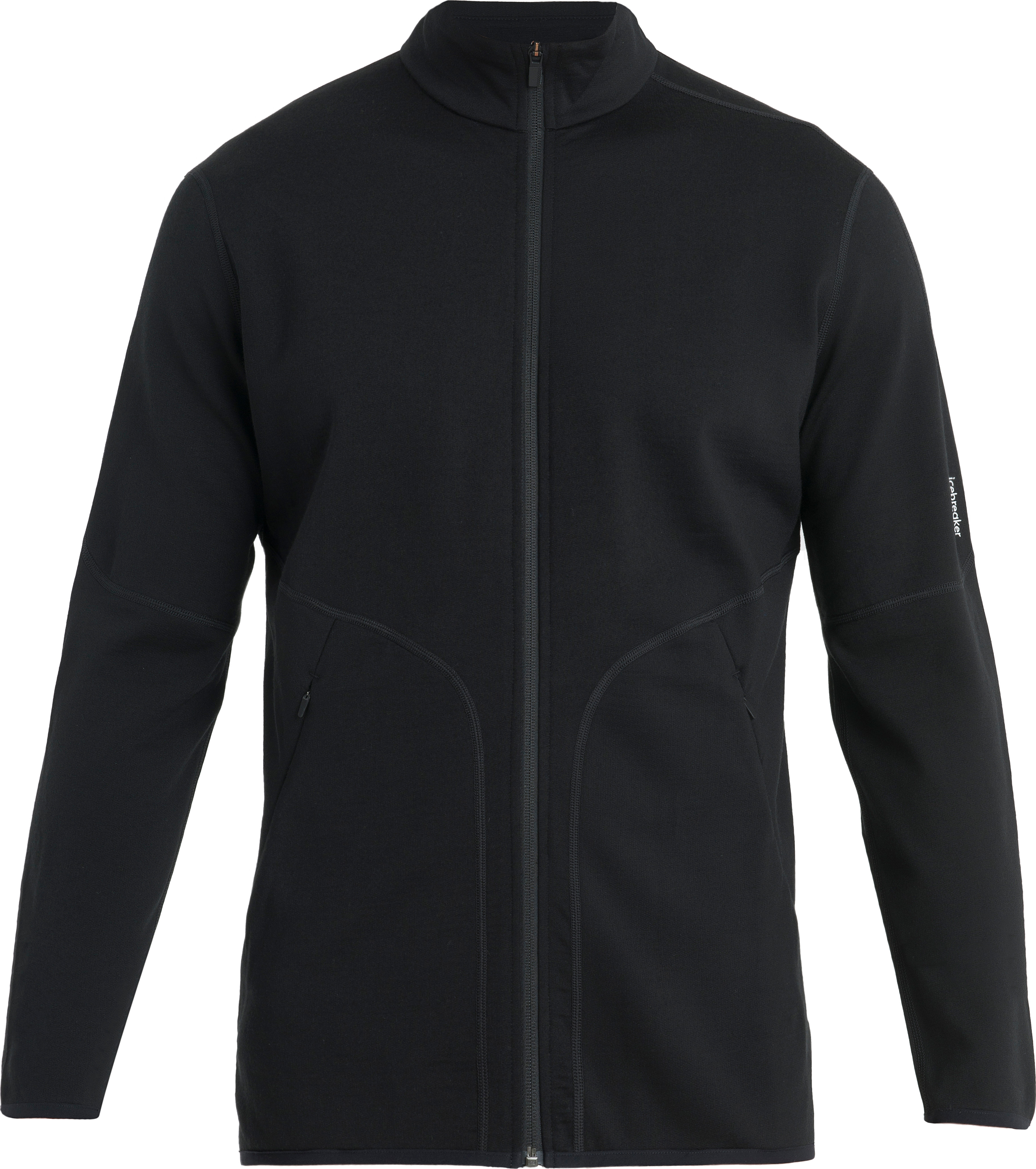 Icebreaker Men’s Merino 560 Realfleece Elemental II Longsleeve Zip Black