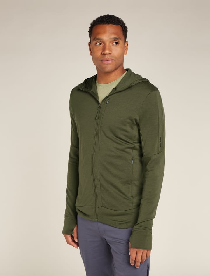 Icebreaker Men's Merino 260 Quantum Iv Longsleeve Zip Hoodie Loden Icebreaker