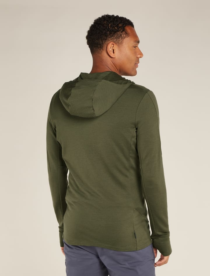 Icebreaker Men's Merino 260 Quantum Iv Longsleeve Zip Hoodie Loden Icebreaker