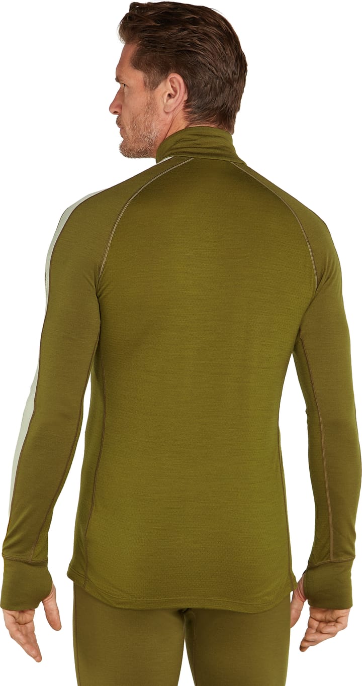 Icebreaker M Zoneknit 260 Ls Half Zip Algae/ashen/cb Icebreaker