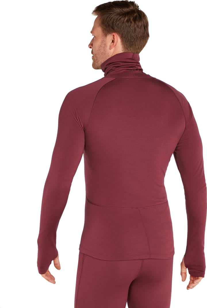 Icebreaker Men's Merino 300 Merinofine™  Polar Longsleeve Roll Neck Port Icebreaker