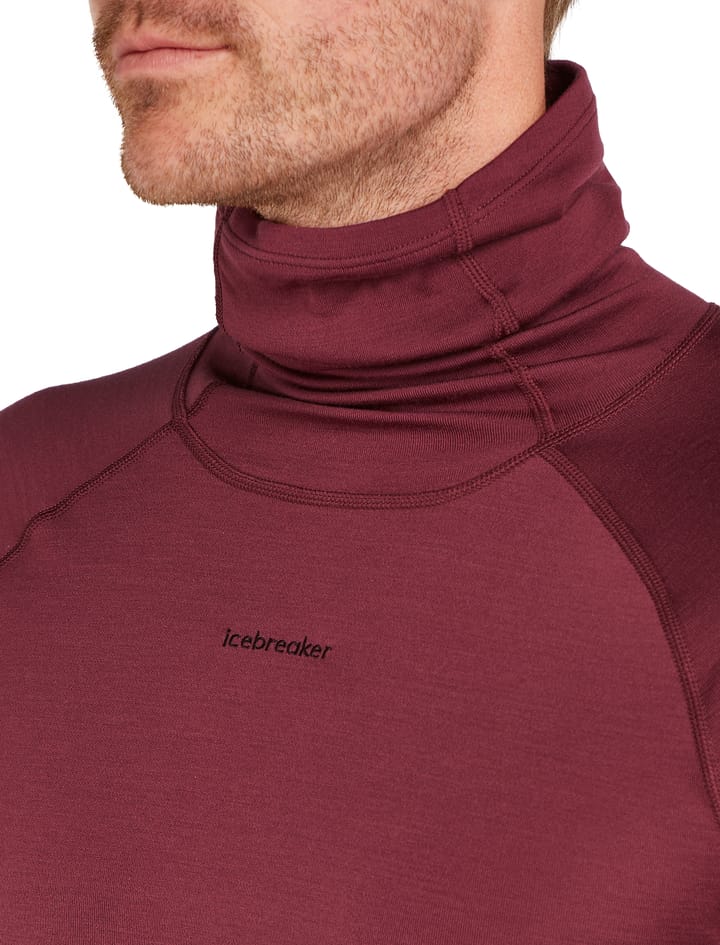 Icebreaker Men's Merino 300 Merinofine™  Polar Longsleeve Roll Neck Port Icebreaker