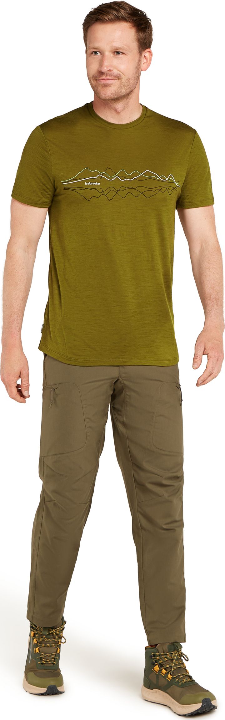 Icebreaker Men's Merino 150 Tech Lite Short Sleeve Tee Icebreaker Algae Icebreaker