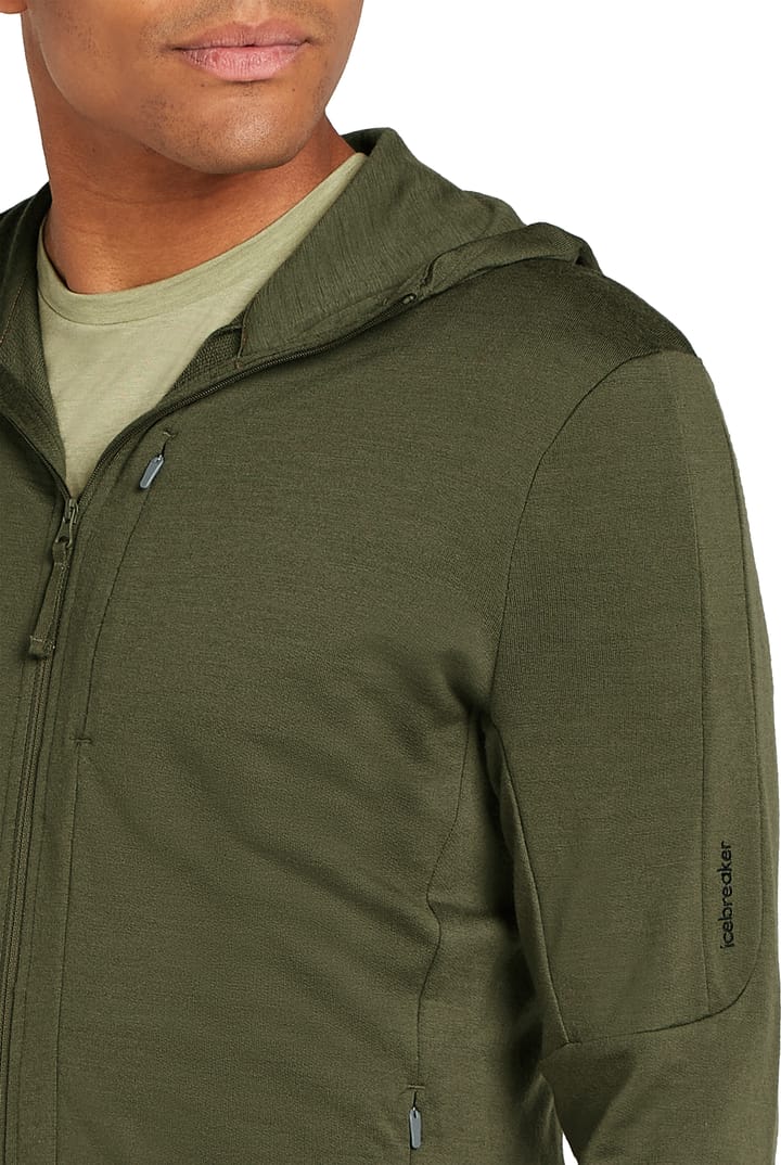 Icebreaker Men's Merino 260 Quantum Iv Longsleeve Zip Hoodie Loden Icebreaker