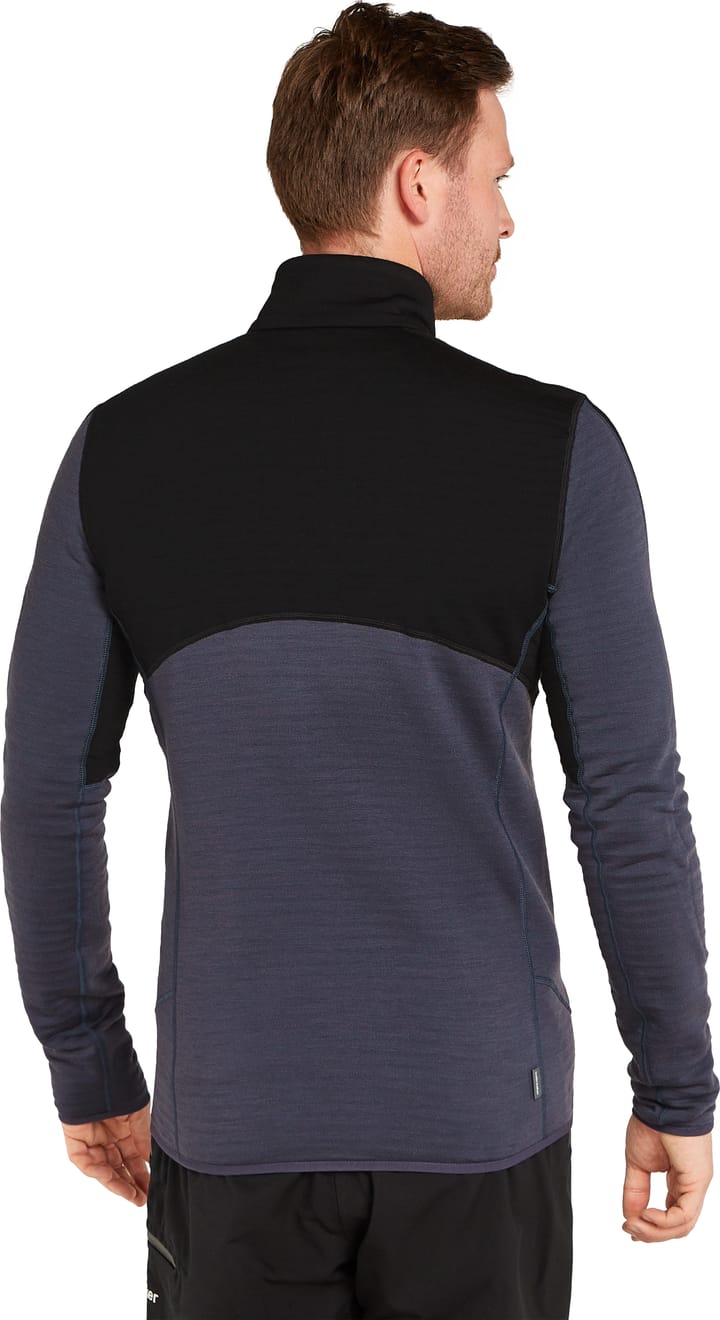 Icebreaker Men's Merino 400 Realfleece Descender Longsleeve Zip Icebreaker