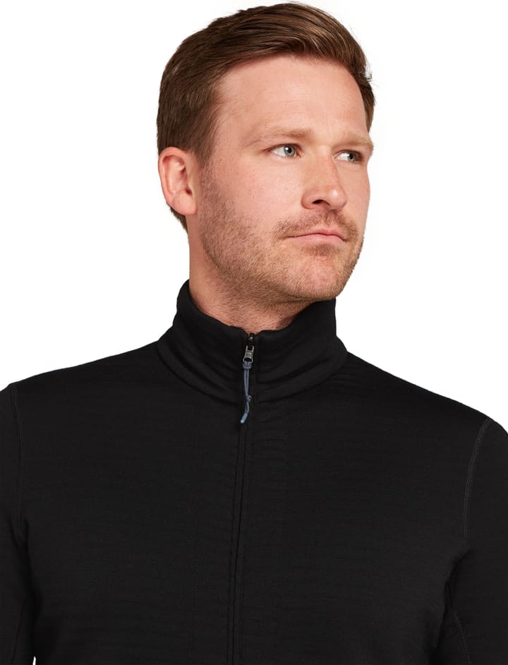 Icebreaker Men's Merino 400 Realfleece Descender Longsleeve Zip Icebreaker