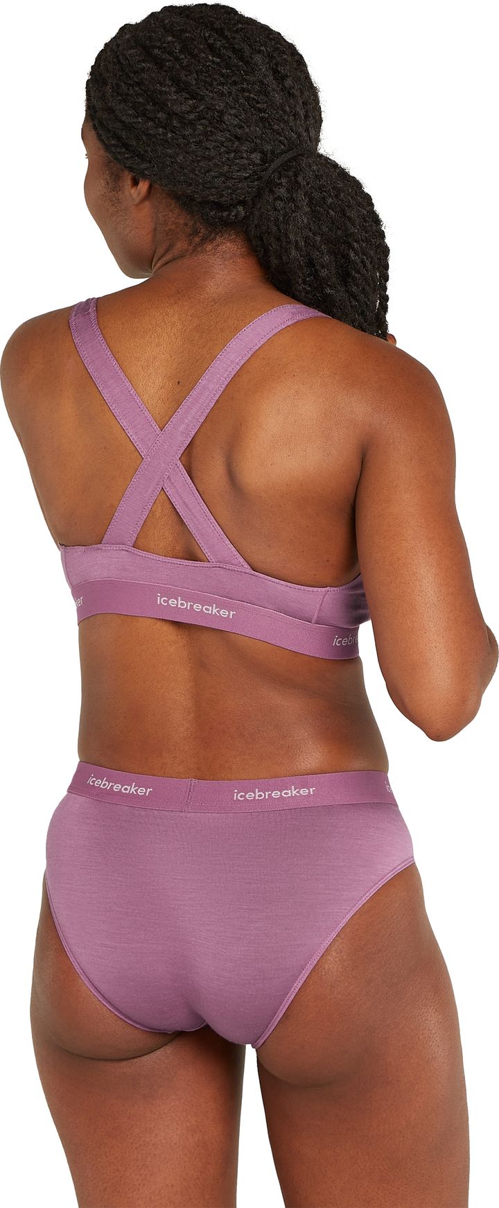 Icebreaker Women's Merino 125 Cool-Lite Sprite Racerback Bra Deco Icebreaker