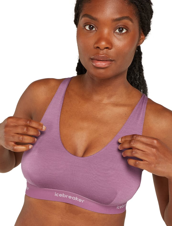 Icebreaker Women's Merino 125 Cool-Lite Sprite Racerback Bra Deco Icebreaker