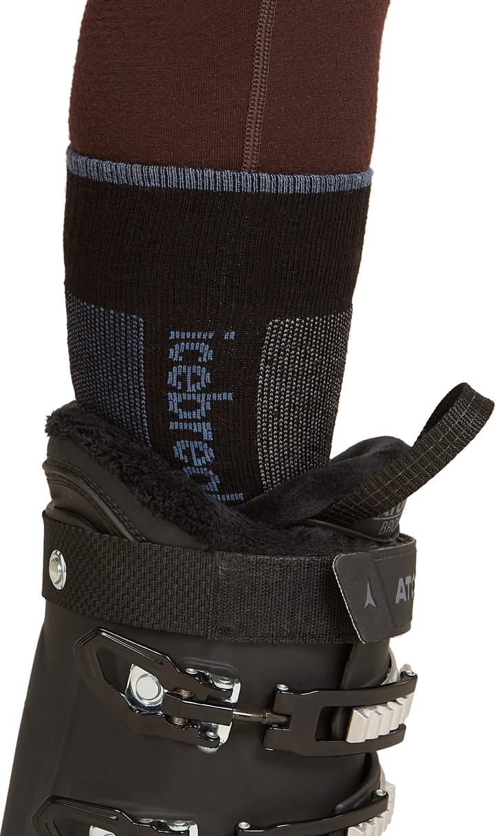 Icebreaker Women's Merino Ski+ Medium Black/dawn/graphite Icebreaker