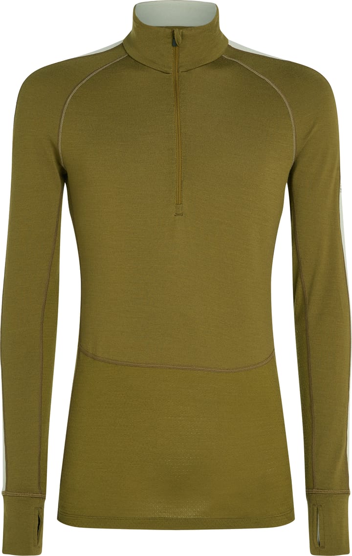 Icebreaker M Zoneknit 260 Ls Half Zip Algae/ashen/cb Icebreaker