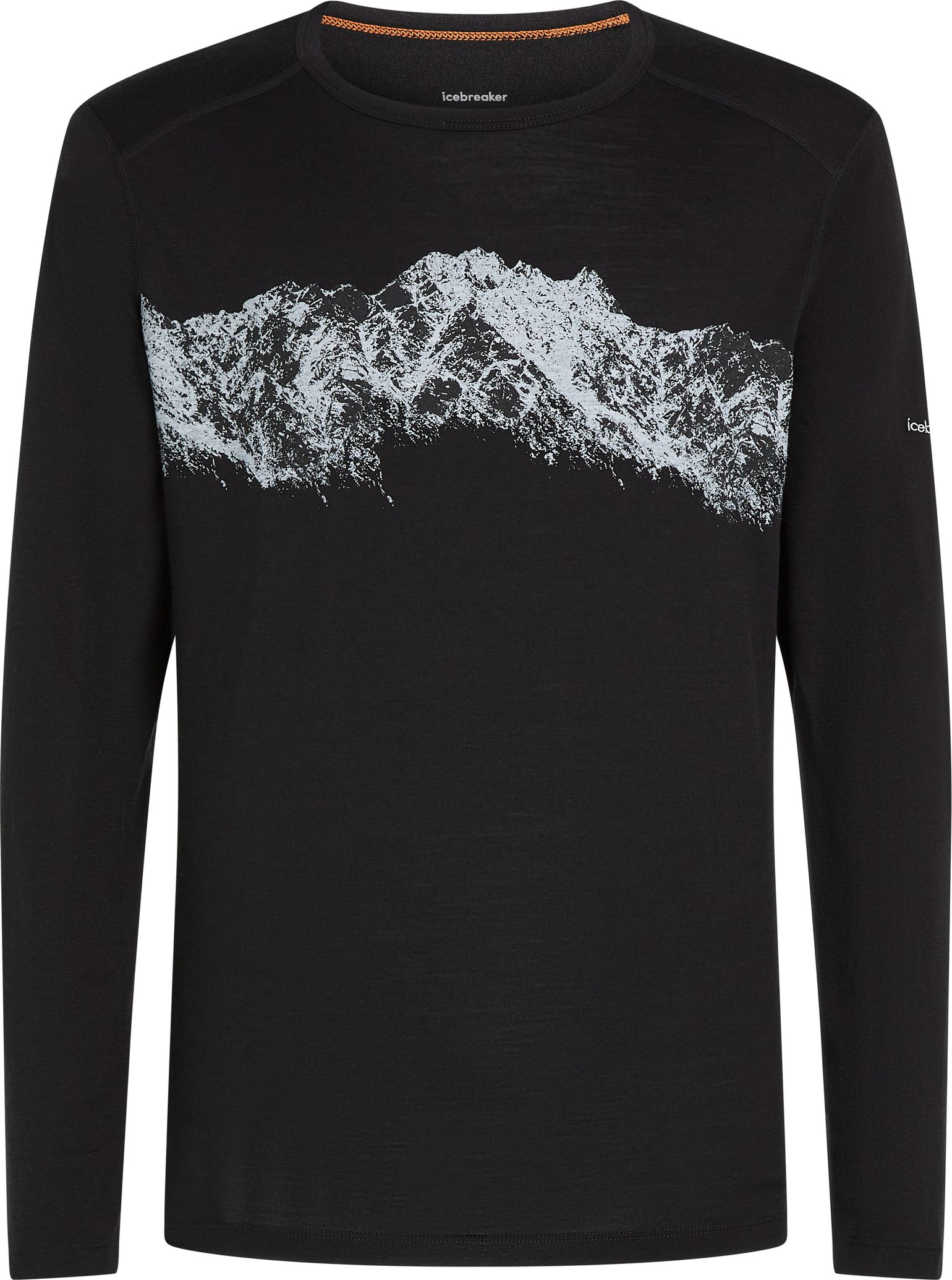 Icebreaker Men's Merino 200 Oasis Longsleeve Crewe Remarkables Midnight Navy