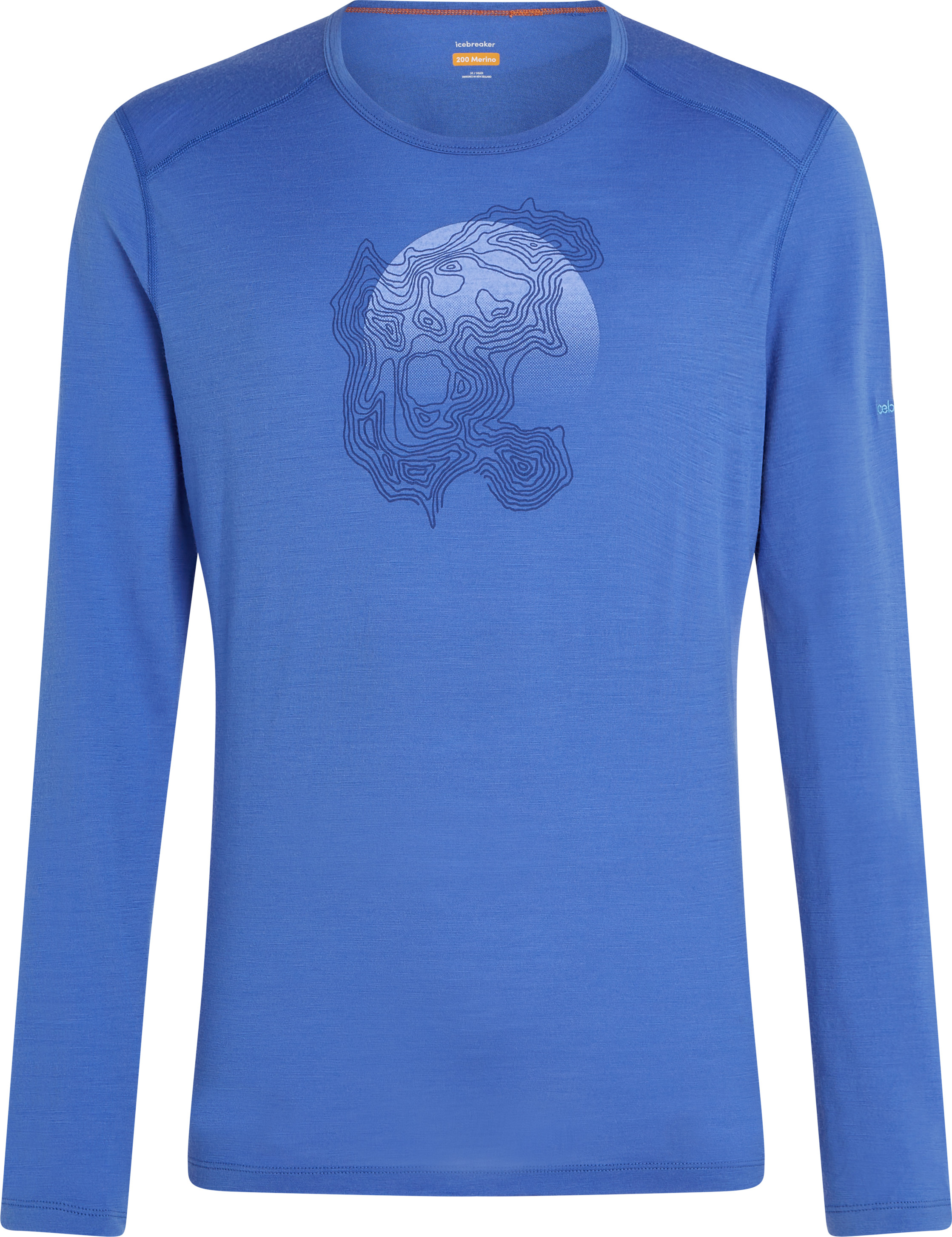 Icebreaker Men’s 200 Oasis Long Sleeve Crewe Brilliant