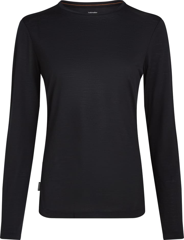 Icebreaker Women's Merino 125 Cool-Lite™ Sphere III Long Sleeve Tee Black Icebreaker