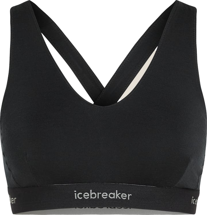 Icebreaker Women's Merino 125 Cool-Lite Sprite Racerback Bra Black Icebreaker