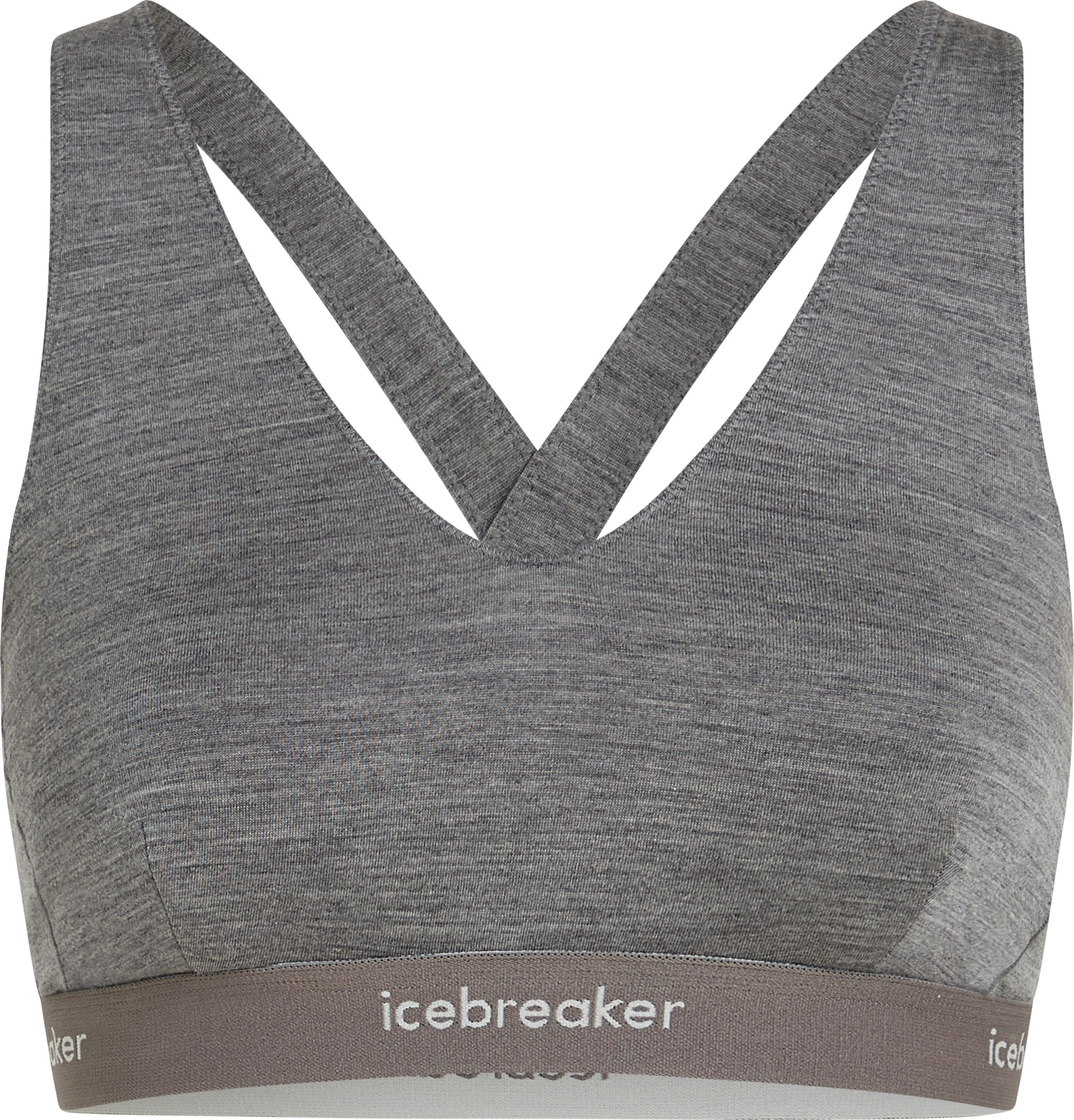 Icebreaker Women’s Merino 125 Cool-Lite Sprite Racerback Bra Gritstone Hthr-013