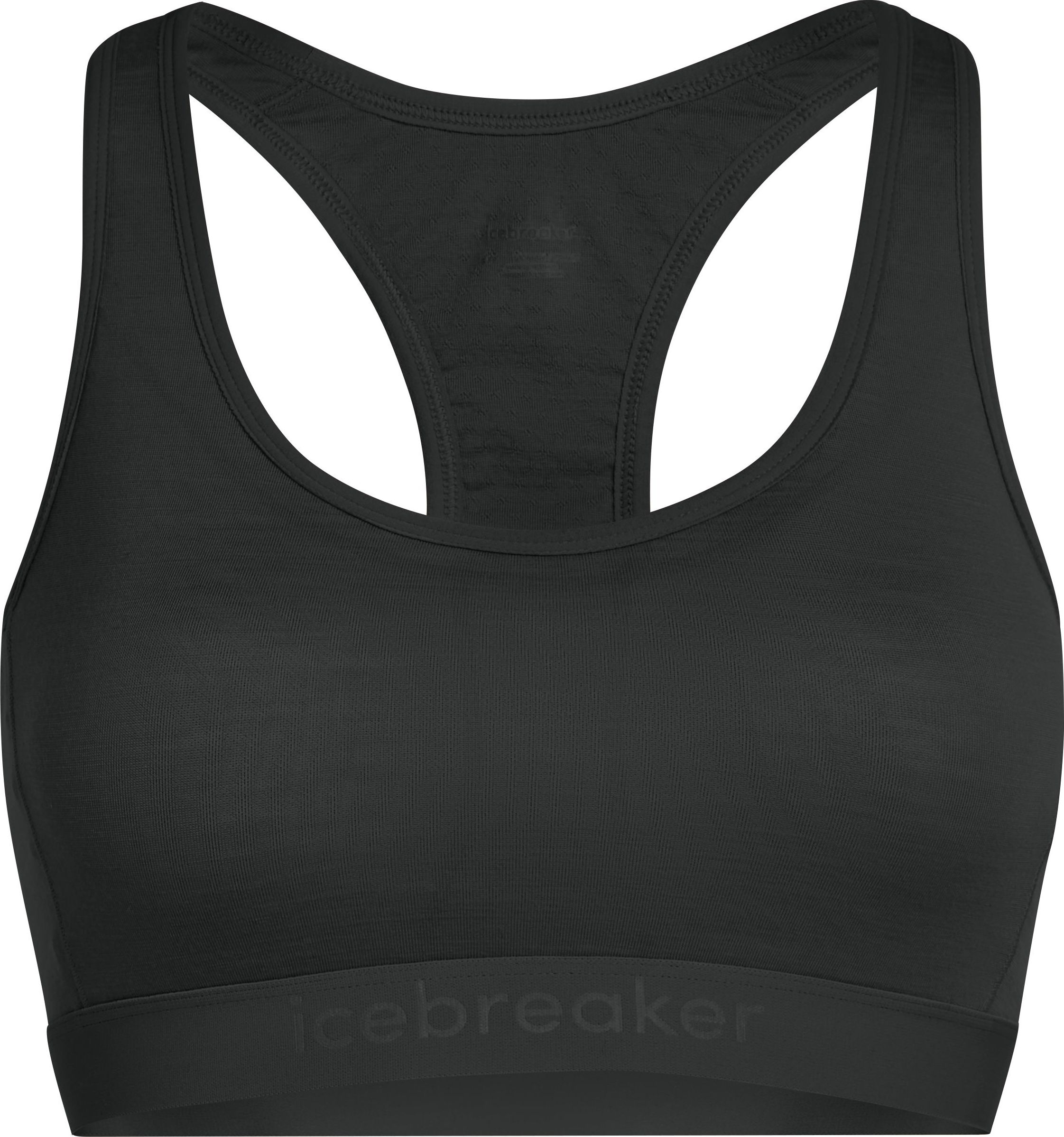 Icebreaker Women’s Merino 125 Zoneknit Racerback Bra Black