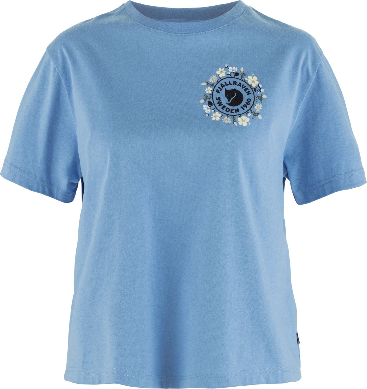 Fjällräven Women's Fjällblomster Logo T-Shirt Ultramarine