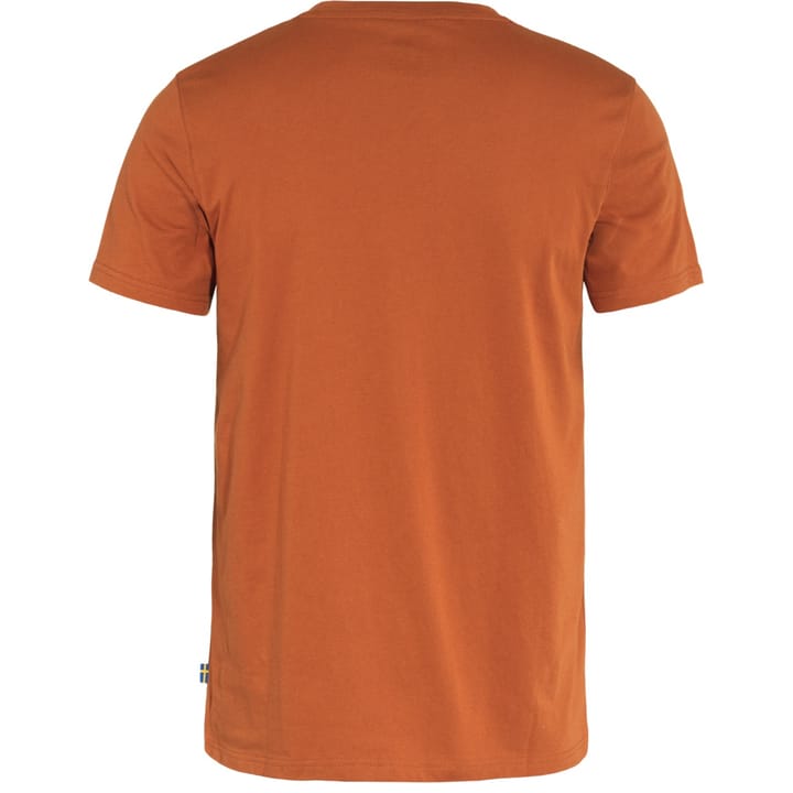 Fjällräven Men's Fjällräven Logo T-shirt Terracotta Brown Fjällräven