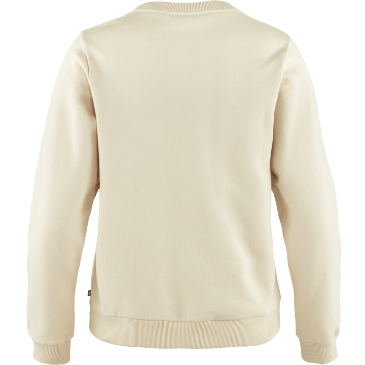 Fjällräven Women's Fjällräven Logo Sweater Chalk White-Flame Orange Fjällräven