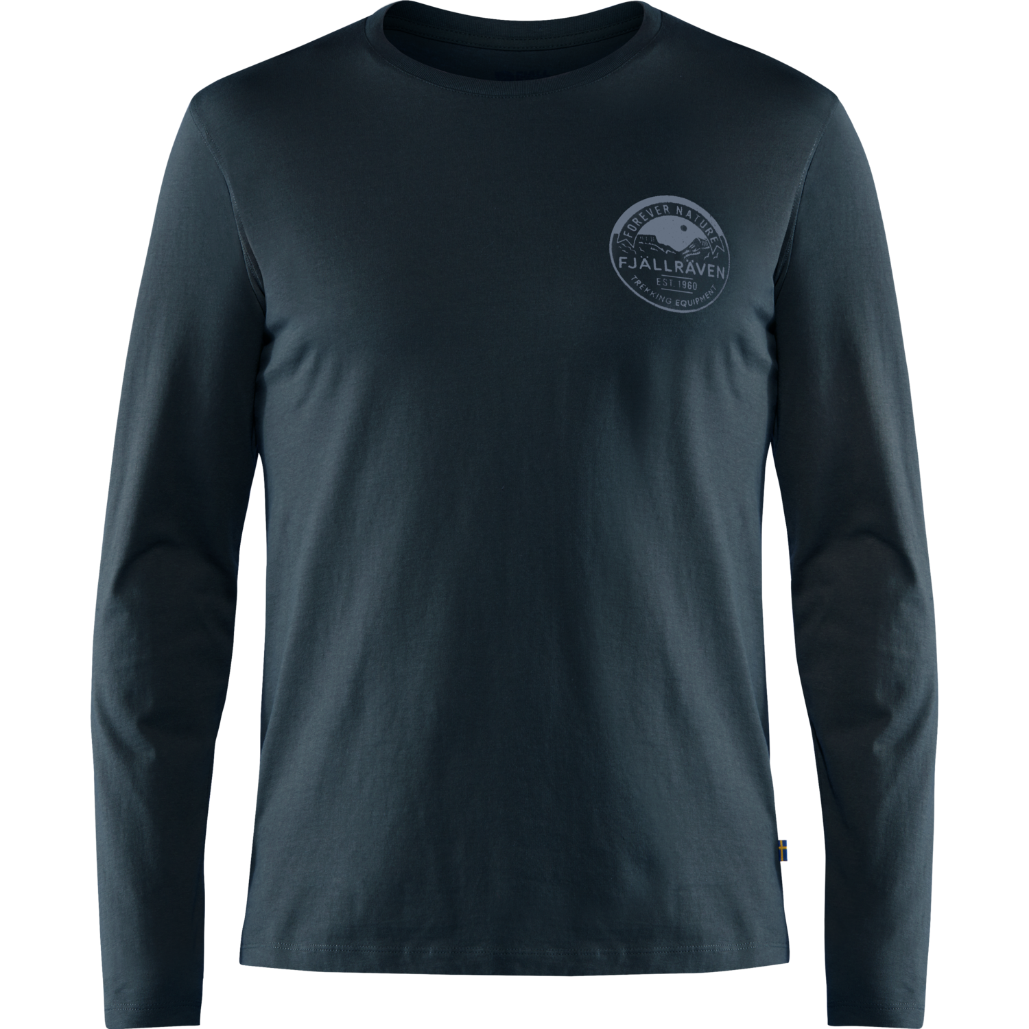 Fjällräven Forever Nature Badge Ls T-shirt Dark Navy