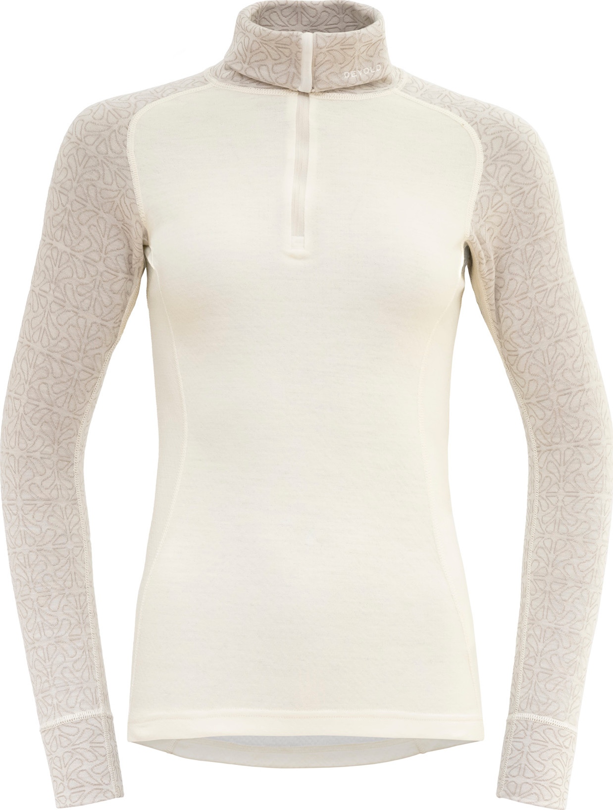 Devold Women’s Duo Active Merino 210 Zip Neck Raw White