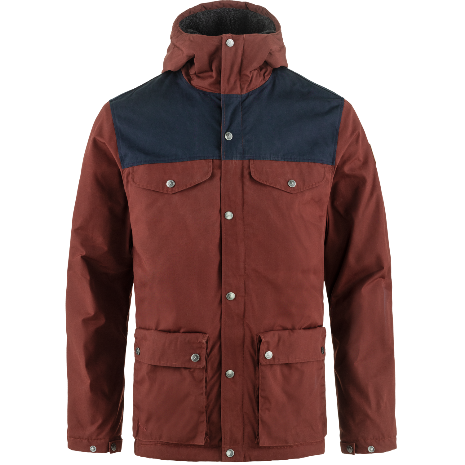 Fjällräven Men’s Greenland Winter Jacket Maroon-Dark Navy