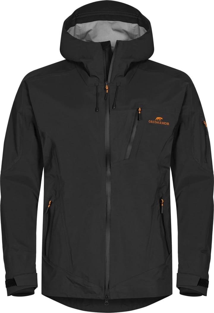 Gridarmor Men's Storfosna 3-Layer Shell Jacket Jet Black Gridarmor