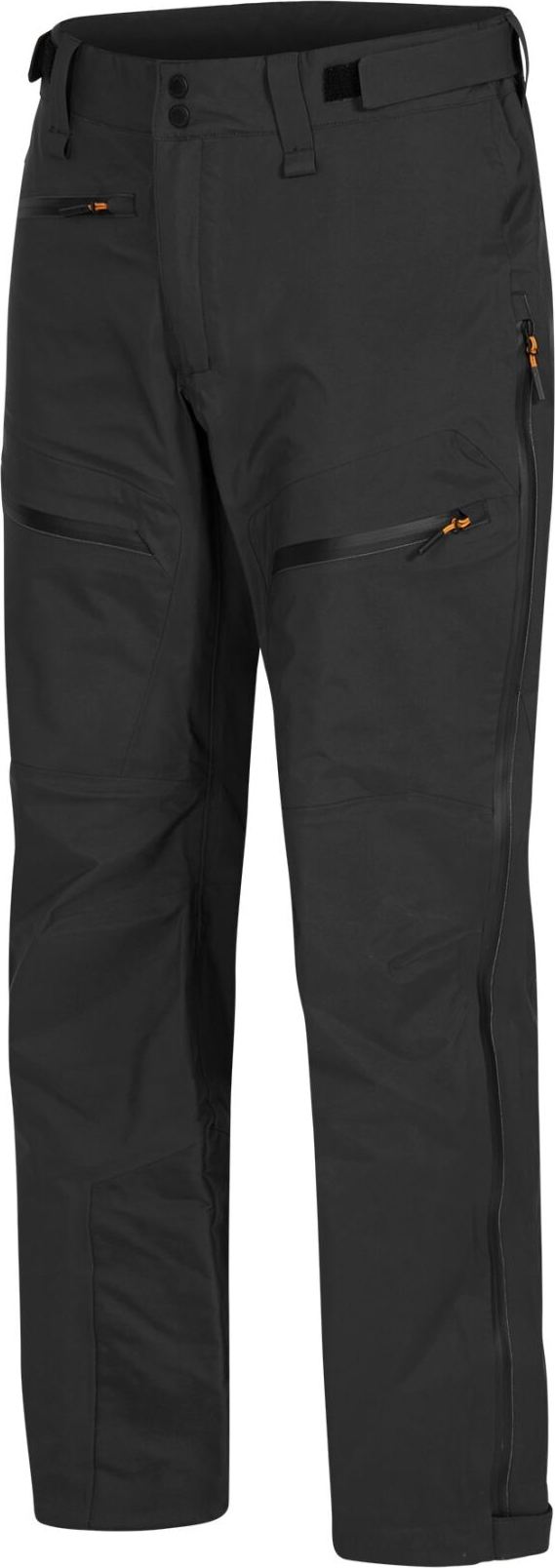 Gridarmor Men’s Storfosna 3-Layer Shell Pants Side Zip Jet Black