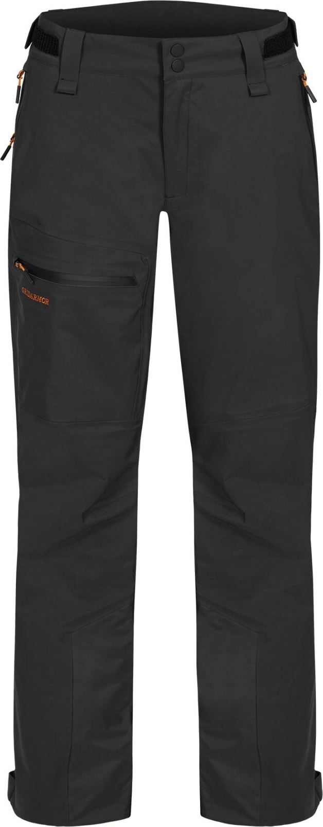 Gridarmor Women's Storfosna 3-Layer Shell Pants Side Zip Jet Black Gridarmor