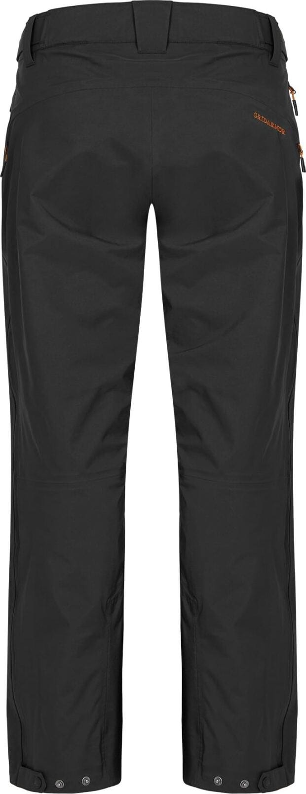 Gridarmor Women's Storfosna 3-Layer Shell Pants Side Zip Jet Black Gridarmor