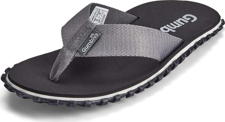 Gumbies Unisex Duckbill Flipflops Black/Grey Gumbies