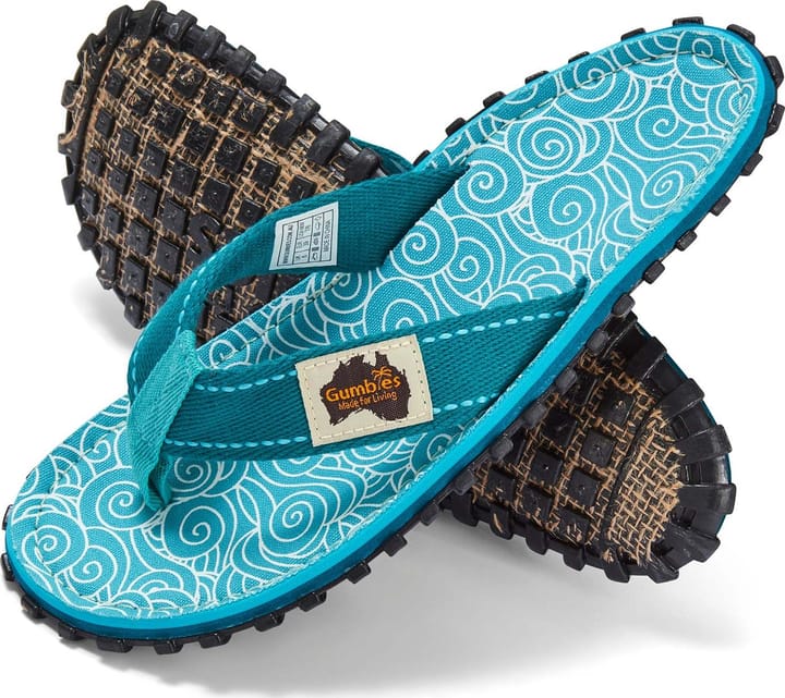 Gumbies Unisex Islander Turquoise Swirls Gumbies