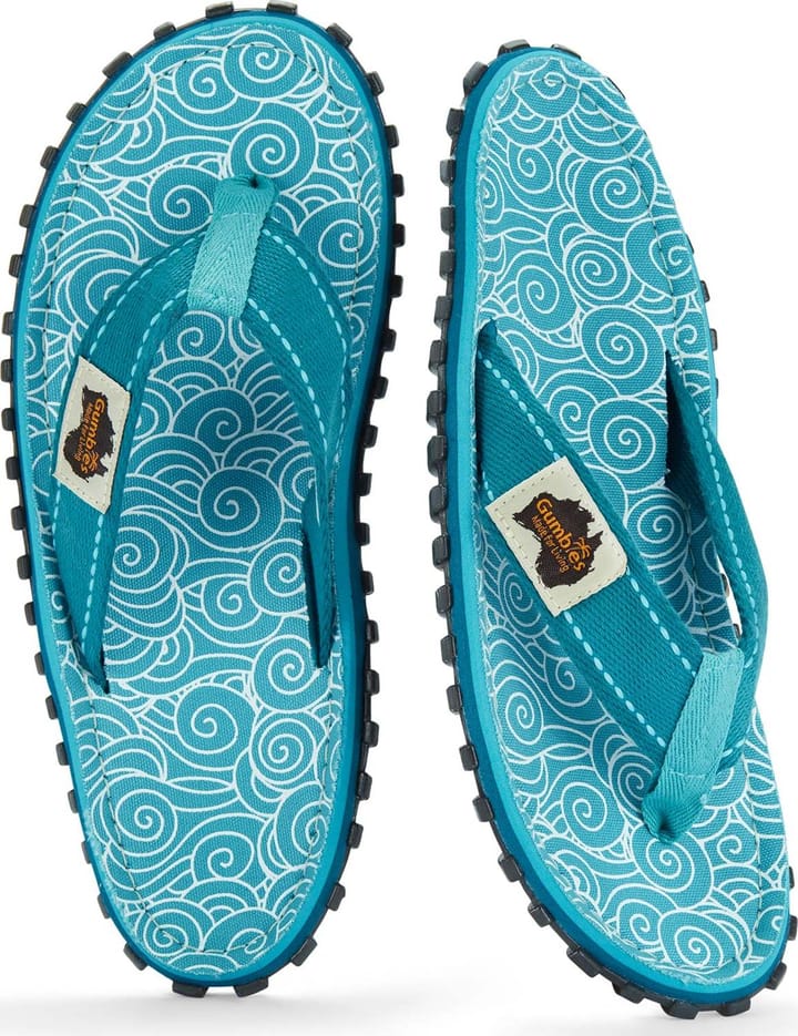 Gumbies Unisex Islander Turquoise Swirls Gumbies