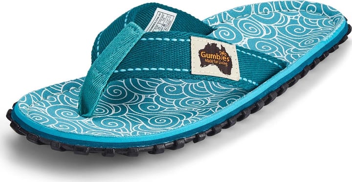 Gumbies Unisex Islander Turquoise Swirls Gumbies