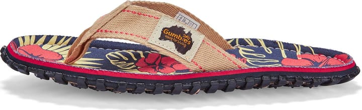 Gumbies Unisex Islander Denim Hibiscus Gumbies