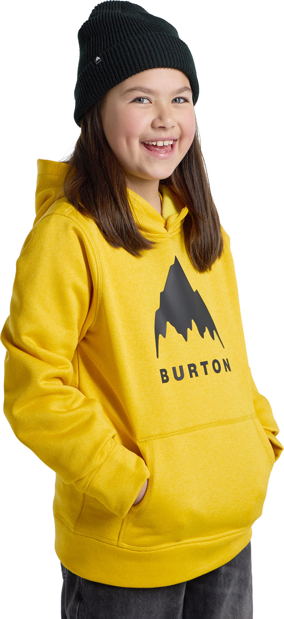 Burton Kids Oak Pullover Goldenrod Heather