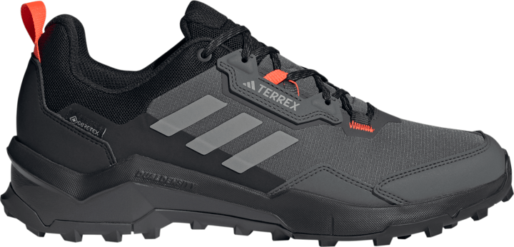 Adidas Men's TERREX AX4 GORE-TEX Hiking Shoes Grey Six/Grey Four/Solar Red Adidas