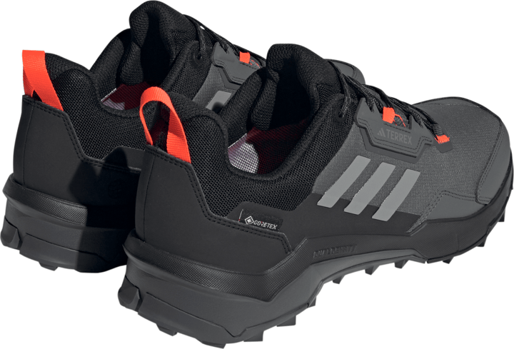 Adidas Men's TERREX AX4 GORE-TEX Hiking Shoes Grey Six/Grey Four/Solar Red Adidas